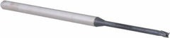Accupro - 0.07", 0.105" LOC, 1/8" Shank Diam, 2-1/2" OAL, 3 Flute, Solid Carbide Square End Mill - Single End, AlTiN Finish, Spiral Flute, 30° Helix, Centercutting, Right Hand Cut, Right Hand Flute, Series Miniature - USA Tool & Supply