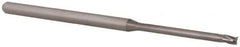 Accupro - 0.08", 0.12" LOC, 1/8" Shank Diam, 2-1/2" OAL, 3 Flute, Solid Carbide Square End Mill - Single End, Uncoated, Spiral Flute, 30° Helix, Centercutting, Right Hand Cut, Right Hand Flute, Series Miniature - USA Tool & Supply