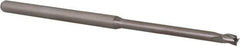 Accupro - 3/32", 0.139" LOC, 1/8" Shank Diam, 2-1/2" OAL, 3 Flute, Solid Carbide Square End Mill - Single End, Uncoated, Spiral Flute, 30° Helix, Centercutting, Right Hand Cut, Right Hand Flute, Series Miniature - USA Tool & Supply