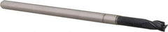 Accupro - 1/8", 0.187" LOC, 1/8" Shank Diam, 2-1/2" OAL, 3 Flute, Solid Carbide Square End Mill - Single End, AlTiN Finish, Spiral Flute, 30° Helix, Centercutting, Right Hand Cut, Right Hand Flute, Series Miniature - USA Tool & Supply