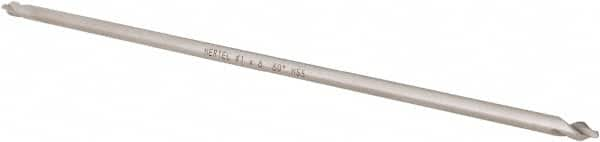 Hertel - #1 Plain Cut 60° Incl Angle High Speed Steel Combo Drill & Countersink - USA Tool & Supply