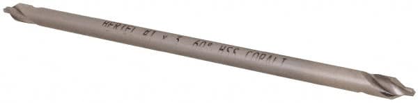 Hertel - #1 Plain Cut 60° Incl Angle Cobalt Combo Drill & Countersink - USA Tool & Supply
