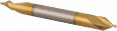 Hertel - #2/0 Plain Cut 60° Incl Angle High Speed Steel Combo Drill & Countersink - USA Tool & Supply