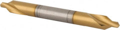 Hertel - #2 Plain Cut 60° Incl Angle High Speed Steel Combo Drill & Countersink - USA Tool & Supply