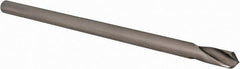 Hertel - #4-1/2 Plain Cut 82° Incl Angle High Speed Steel Combo Drill & Countersink - USA Tool & Supply