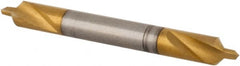 Hertel - #1 Plain Cut 90° Incl Angle High Speed Steel Combo Drill & Countersink - USA Tool & Supply