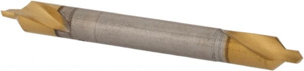 Hertel - #1 Plain Cut 82° Incl Angle High Speed Steel Combo Drill & Countersink - USA Tool & Supply