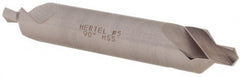 Hertel - #5 Plain Cut 90° Incl Angle High Speed Steel Combo Drill & Countersink - USA Tool & Supply