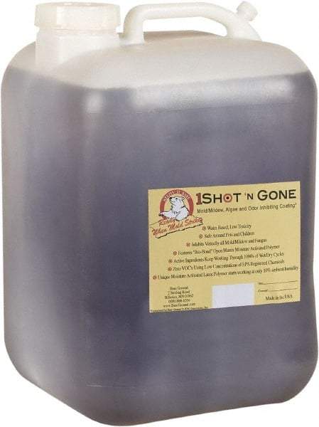 Bare Ground Solutions - 5 Gallon pail of 1 Shot Mold Inhibiting Coating - Moisture activated mold/mildew, algae, fungus prevention coating  It has zero VOC's and uses a low concentration of EPA registered chemicals. - USA Tool & Supply