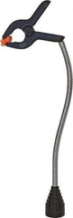 Mag-Mate - 31.75mm Long x 4" Wide x 330.2mm High Magnetic Indicator Base with Holders - 1-1/8" Base Diam, 20 Lb Magnetic Pull, 203.2mm Rod Length, Flexible Arm - USA Tool & Supply