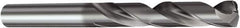 Sandvik Coromant - 3.1mm 140° Solid Carbide Screw Machine Drill Bit - TiAlN Finish, Right Hand Cut, 20mm Flute Length, 62mm OAL, Straight Shank - USA Tool & Supply