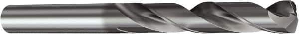 Sandvik Coromant - 7.8mm 140° Solid Carbide Jobber Drill - TiAlN Finish, Right Hand Cut, Cylindrical Shank, 91mm OAL - USA Tool & Supply