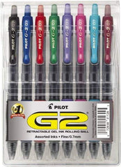 Pilot - Conical Roller Ball Pen - Assorted Colors - USA Tool & Supply