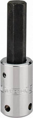 Proto - 1/2" Drive, 9/16" Hex Bit Socket - 3-5/8" OAL, 1-7/8" Bit Length, Tethered - USA Tool & Supply