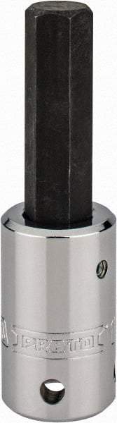 Proto - 1/2" Drive, 14mm Hex Bit Socket - 3-41/64" OAL, 1-7/8" Bit Length, Tethered - USA Tool & Supply