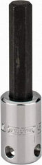 Proto - 3/8" Drive, 9mm Hex Bit Socket - 2-23/32" OAL, 1-5/8" Bit Length, Tethered - USA Tool & Supply