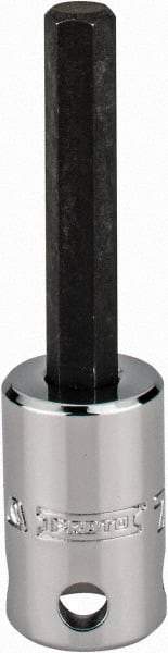 Proto - 3/8" Drive, 7mm Hex Bit Socket - 2-23/32" OAL, 1-5/8" Bit Length, Tethered - USA Tool & Supply