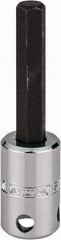 Proto - 3/8" Drive, 5/16" Hex Bit Socket - 2-23/32" OAL, 1-5/8" Bit Length, Tethered - USA Tool & Supply