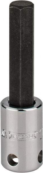Proto - 3/8" Drive, 10mm Hex Bit Socket - 2-23/32" OAL, 1-5/8" Bit Length, Tethered - USA Tool & Supply