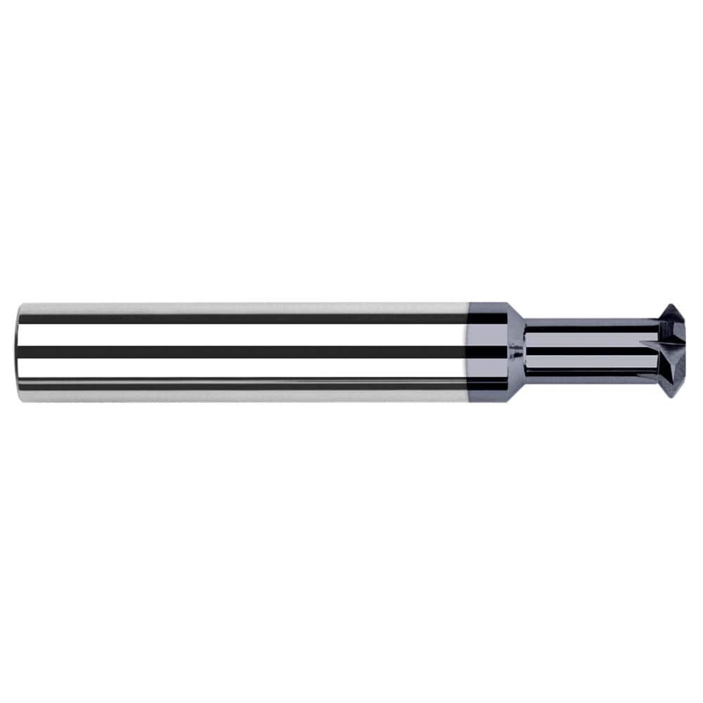 Harvey Tool - 1/8° 1/8" Cut Diam, 0.067" Cut Width, 1/8" Shank, Solid Carbide Double-Angle Cutter - Exact Industrial Supply