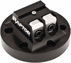 Raptor Workholding - 3/4" Jaw Width, 2" High x 4.33" Wide Dovetail Vise - For Use with 4 & 5 Axis Workholding Systems - USA Tool & Supply