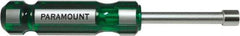 Paramount - 11/32" Solid Shaft Nutdriver - Color Coded Handle, 7-1/8" OAL - USA Tool & Supply