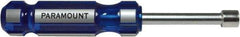 Paramount - 10mm Solid Shaft Nutdriver - Color Coded Handle, 7-1/8" OAL - USA Tool & Supply