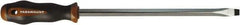 Paramount - Standard Slotted Screwdriver - Square Shank, Ergonomic Handle - USA Tool & Supply