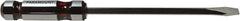 Paramount - 318mm OAL Standard Slotted Screwdriver - 203mm Blade Length, Square Shank, Acetate Handle - USA Tool & Supply