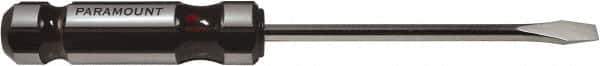 Paramount - Standard Slotted Screwdriver - Round Shank, Acetate Handle - USA Tool & Supply