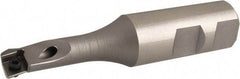 Hertel - 9.75mm Min Bore Diam, 75mm OAL, 16mm Shank Diam, Indexable Boring Bar - 30mm Max Bore Depth - USA Tool & Supply