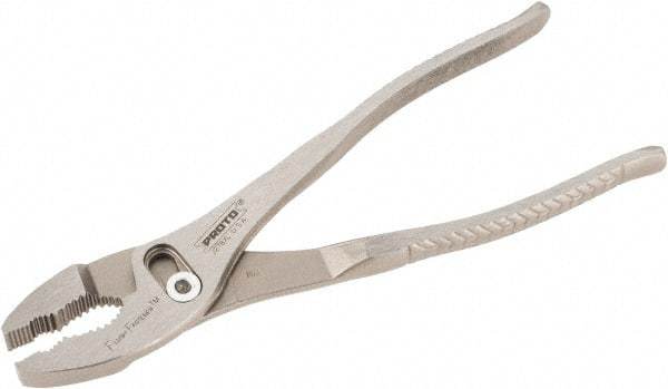 Proto - 8" OAL, 2-3/32" Jaw Length, 1-5/16" Jaw Width, Slip Joint Combination Pliers - 2 Positions, Serrated Jaw, Regular Nose Head, Standard Tool - USA Tool & Supply