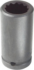 Proto - 3/4" Drive 19mm Deep Impact Socket - 12 Points, 3-1/8" OAL - USA Tool & Supply