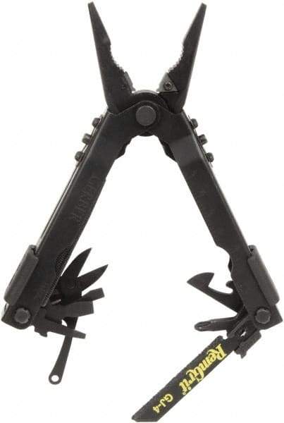 Gerber - 11 Tool Bladeless Multi-Tool - 9-1/4" OAL, 5-3/64" Closed Length - USA Tool & Supply