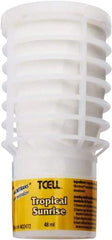 Rubbermaid - 48 mL Air Freshener Dispenser Refill - Tropical, Compatible with TCell Odor Control System Dispensers - USA Tool & Supply