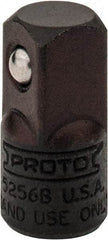 Proto - 3/8 Male 1/4 Female Drive Adapter - 31/32" OAL - USA Tool & Supply