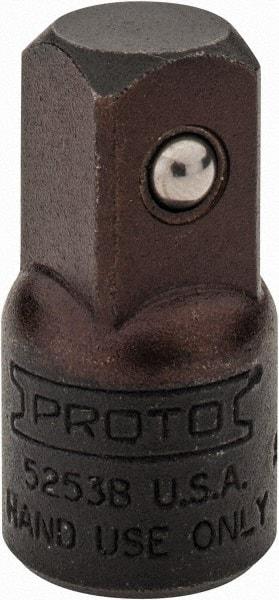 Proto - 1/2 Male 3/8 Female Drive Adapter - 1-7/16" OAL - USA Tool & Supply