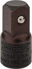 Proto - 1/2 Male 3/8 Female Drive Adapter - 1-7/16" OAL - USA Tool & Supply