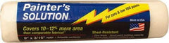 Wooster Brush - 3/16" Nap, 9" Wide Paint Roller Cover - Smooth Texture, Woven - USA Tool & Supply