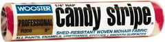 Wooster Brush - 1/4" Nap, 9" Wide Paint Roller Cover - Smooth Texture, Mohair - USA Tool & Supply