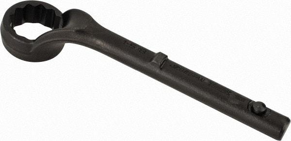 Proto - 1-5/8" 12 Point Pull Wrench - Single End, 10-15/16" OAL, Steel, Black Finish - USA Tool & Supply