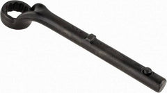 Proto - 1-1/4" 12 Point Pull Wrench - Single End, 10-11/16" OAL, Steel, Black Finish - USA Tool & Supply