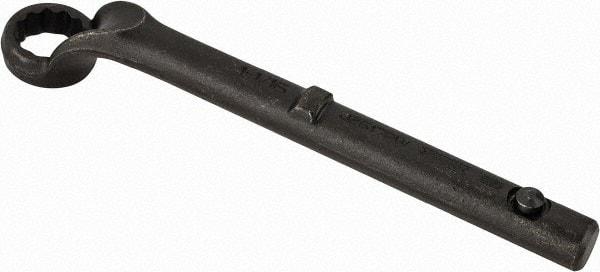 Proto - 1-1/16" 12 Point Pull Wrench - Single End, 10-9/16" OAL, Steel, Black Finish - USA Tool & Supply