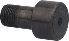 Accurate Bushing - 3-1/2" Roller Diam x 2" Width, 1-3/4" Stud Diam x 2-3/4" Length, Sealed Heavy Stud Cam Follower with Hex - Carbon Steel, 1-3/8" Thread Length, 1-3/4-12 Thread, 4-3/4" OAL, 29,660 Lb Dynamic Cap - USA Tool & Supply