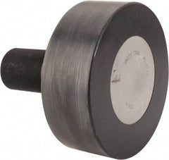 Accurate Bushing - 8" Roller Diam x 3" Width, 2-1/2" Stud Diam x 5-1/2" Length, Plain Stud Load Runner - Carbon Steel, 3-1/4" Thread Length, 2-1/2-12 Thread, 8-1/2" OAL, 35,800 Lb Dynamic Cap, 62,000 Lb Static Cap - USA Tool & Supply