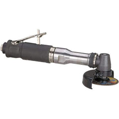 Dynabrade - 3" Wheel Diam, 18,000 RPM, Pneumatic Cutoff & Cutoff-Grinder Tool - Right Angle Handle, 1/4 NPT Inlet - USA Tool & Supply