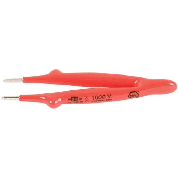 Wiha - Tweezers Type: Insulated Pattern: Straight - USA Tool & Supply