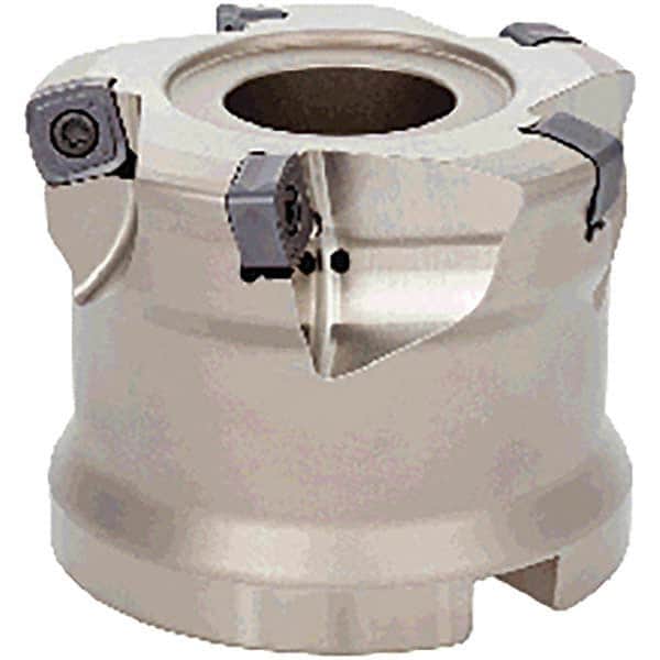 Tungaloy - 5" Cut Diam, 1-1/2" Arbor Hole, Indexable High-Feed Face Mill - USA Tool & Supply