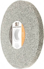 Standard Abrasives - 6" Diam, 1/2" Face Width, 1" Center Hole, Fine Grade, Silicon Carbide Deburring Wheel - Convolute, Density 9 Grade - USA Tool & Supply