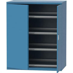 LISTA - 159 Compartment Bright Blue Steel Modular Storage Cabinet - USA Tool & Supply